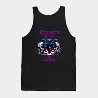 Make your move in silence Tank Top